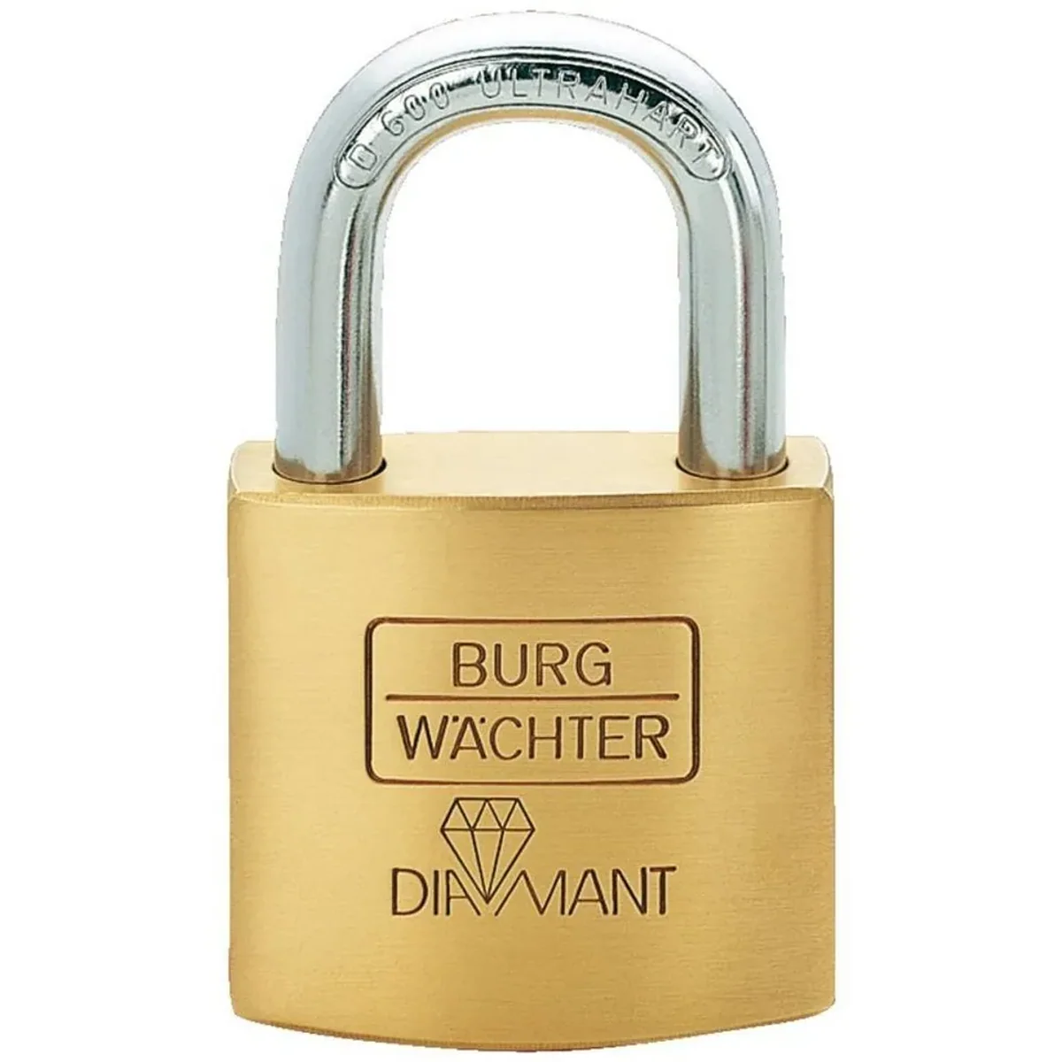 Burg Wächter Zylinder-Vorhängeschloss 17601, hohe Sicherheit, wetterfest, langlebig
