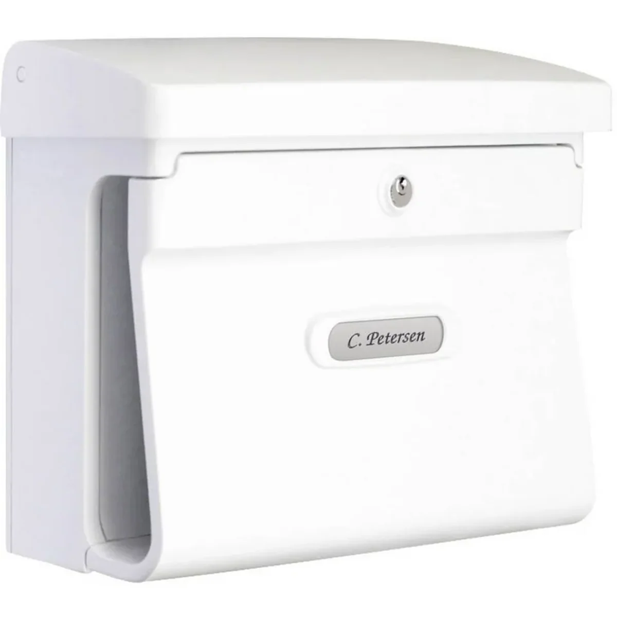 Burg Wächter Bremen 885 W Kunststoff-Briefkasten, wetterfest, geräumig, modernes Design