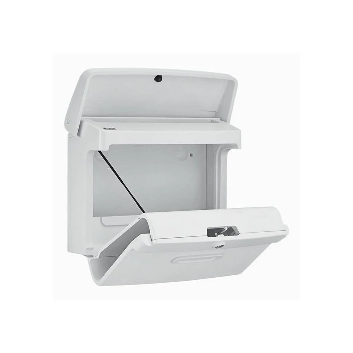 Burg Wächter Bremen 885 W Kunststoff-Briefkasten, wetterfest, geräumig, modernes Design 3