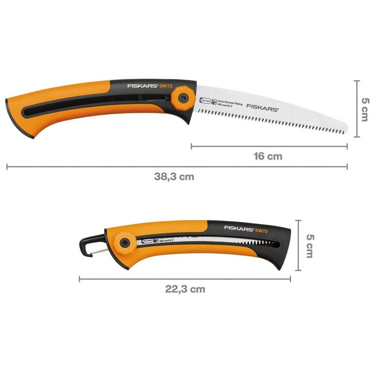 Fiskars Xtract SW72 Handsäge, ergonomischer Griff, rostfreier Stahl 3