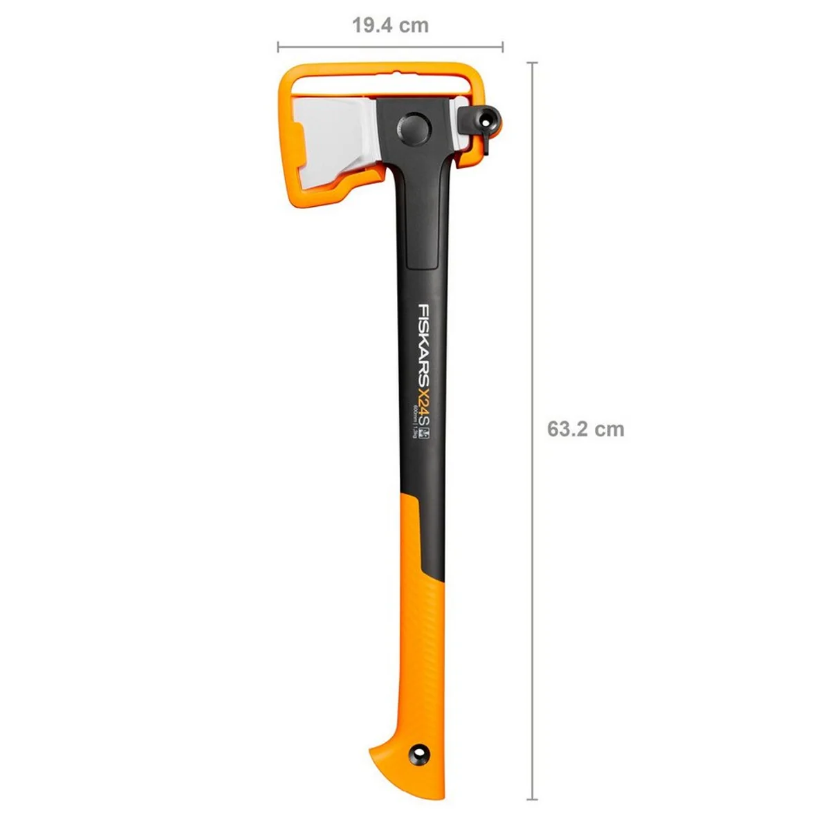 Fiskars Spaltaxt X24 S, hohe Spaltkraft, ergonomischer Griff, langlebige Klinge 4