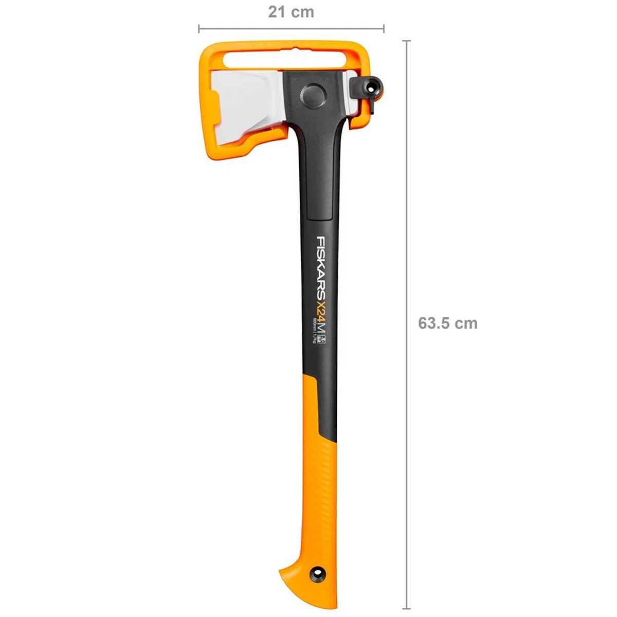 Fiskars Spaltaxt X24 M, effektives Spalten, leicht und langlebig, ergonomischer Griff 4