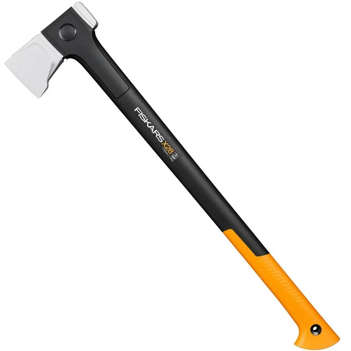 Fiskars Spaltaxt X28 M, robuste Klinge, ergonomischer Griff, leichtes Gewicht