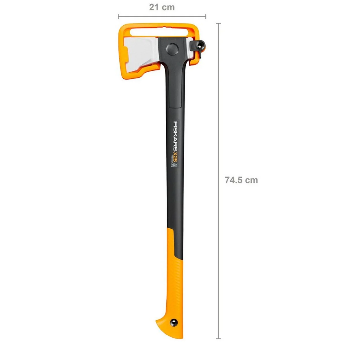 Fiskars Spaltaxt X28 M, robuste Klinge, ergonomischer Griff, leichtes Gewicht 4