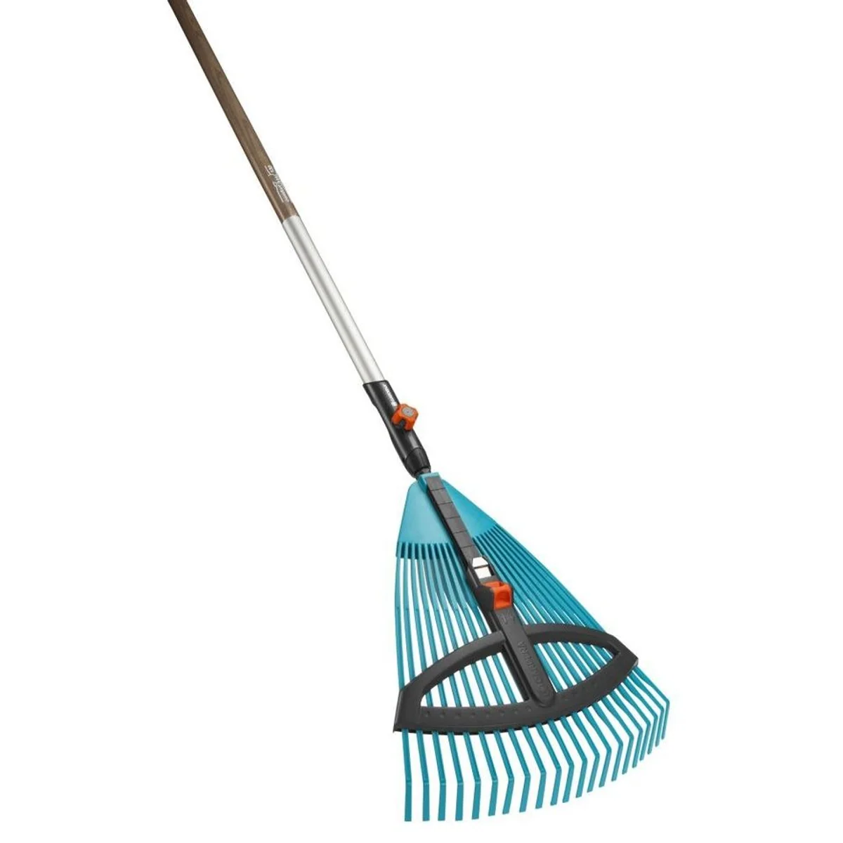 Gardena Fächerbesen combisystem, verstellbar, Holzstiel 35 cm — ideal für präzises Kehren 2
