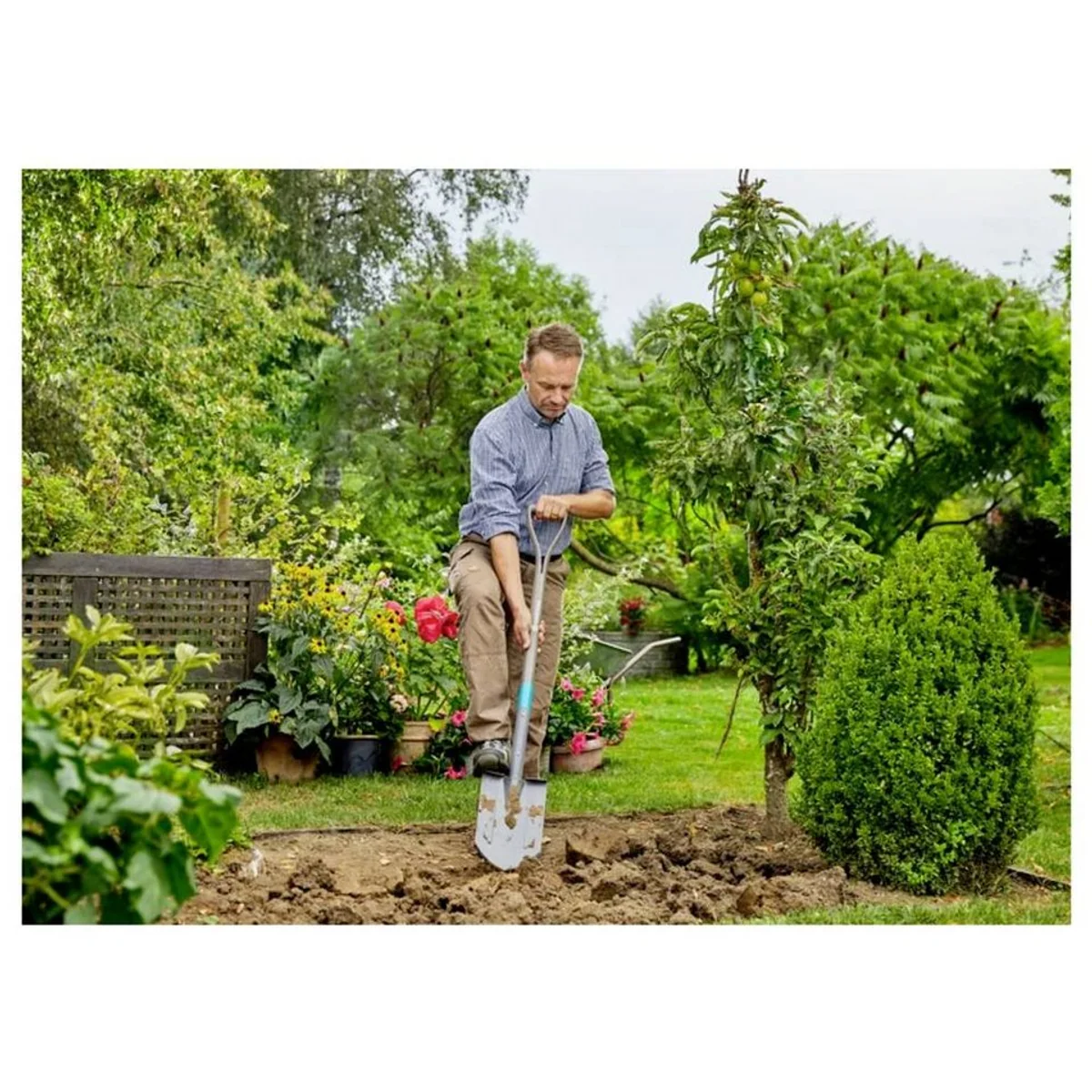 Gardena Spaten Eschenholz, FSC 100%-zertifiziert, langlebig und robust 3