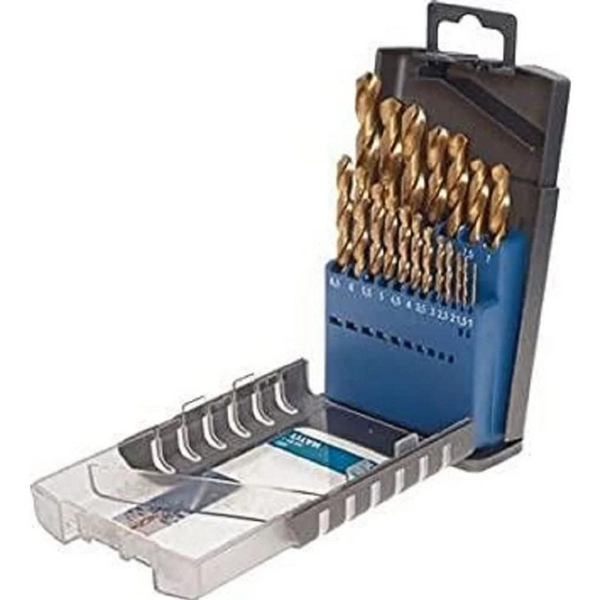 kwb Bohrer- und Bit-Set TITAN Comp-Box 19-tlg, HSS Metallbohrer in Industrie-Qualität 2