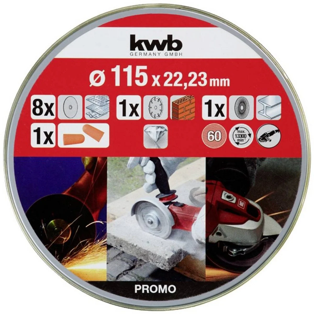 kwb Trennscheibe Ø 115 mm, hohe Schneidleistung, langlebig und präzise 2
