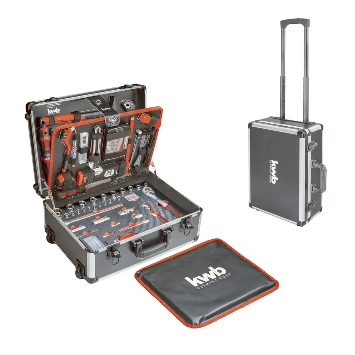 kwb Werkzeugset Trolley, 175-teilig, inklusive umfangreicher Werkzeuge