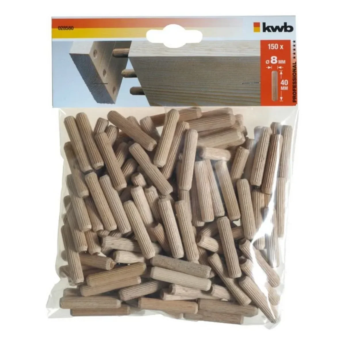 kwb Dübel-Set 120-tlg, vielseitig, robust und praktisch