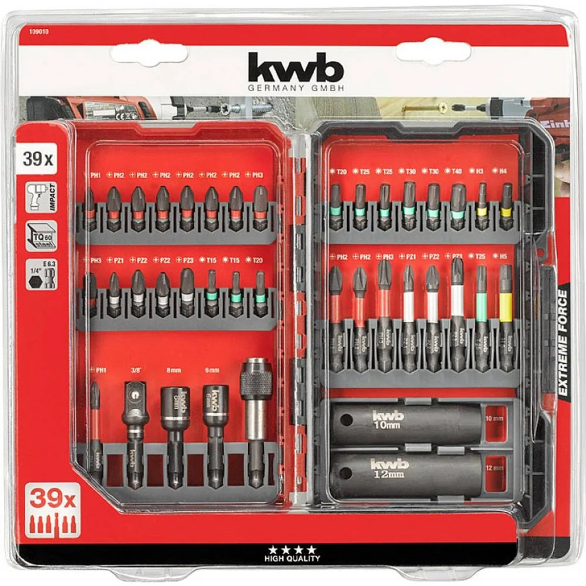 kwb Bit-Set 109010, vielseitig, langlebig, präzise 2