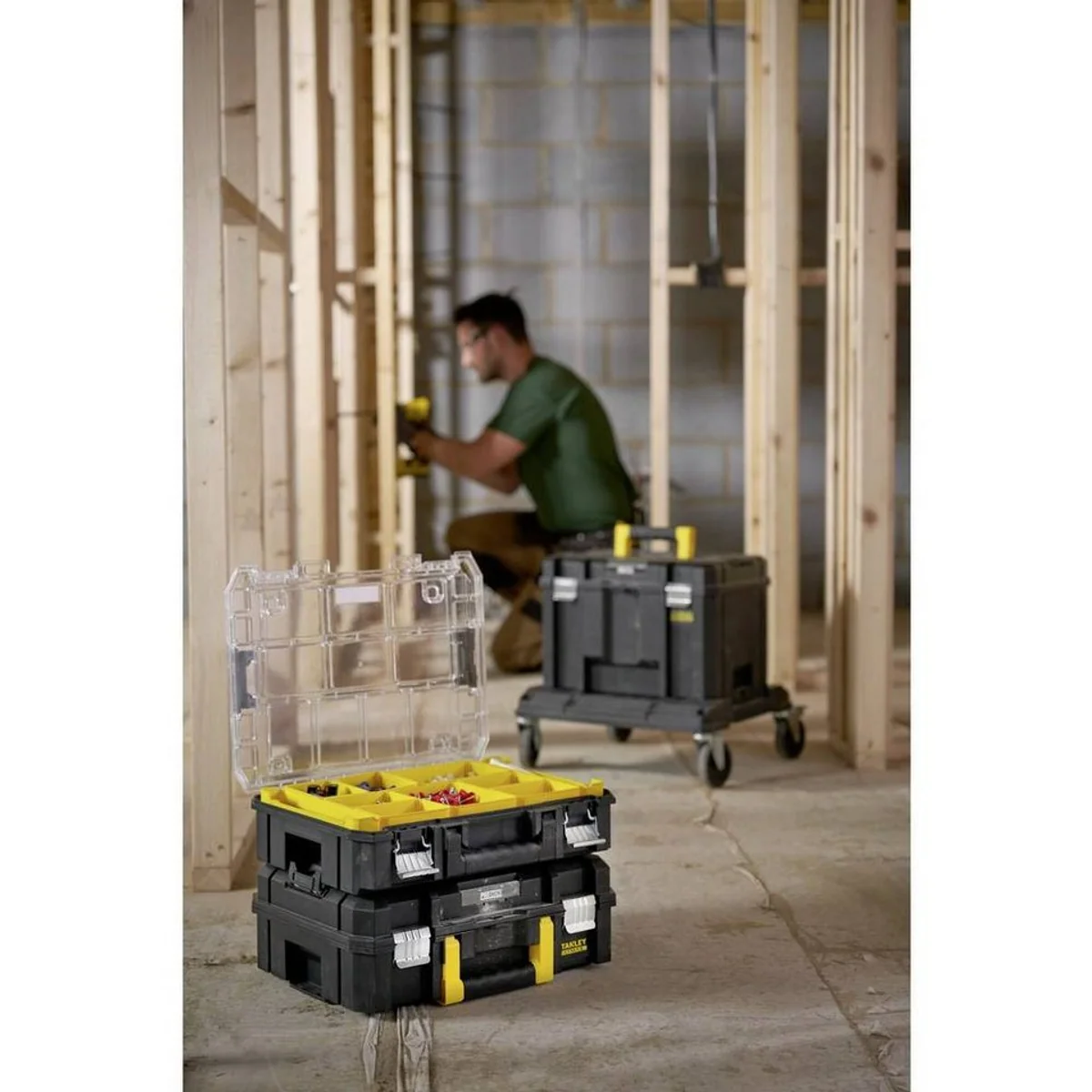 Stanley Fatmax PRO-Stack Organizer, robust und vielseitig, ideal für Werkstatt und Zuhause 3