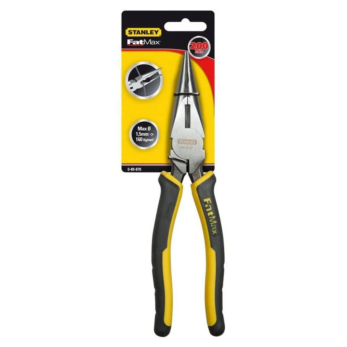 Stanley FatMax Spitzzange, 200 mm, präzise Handhabung, robuste Bauweise 3