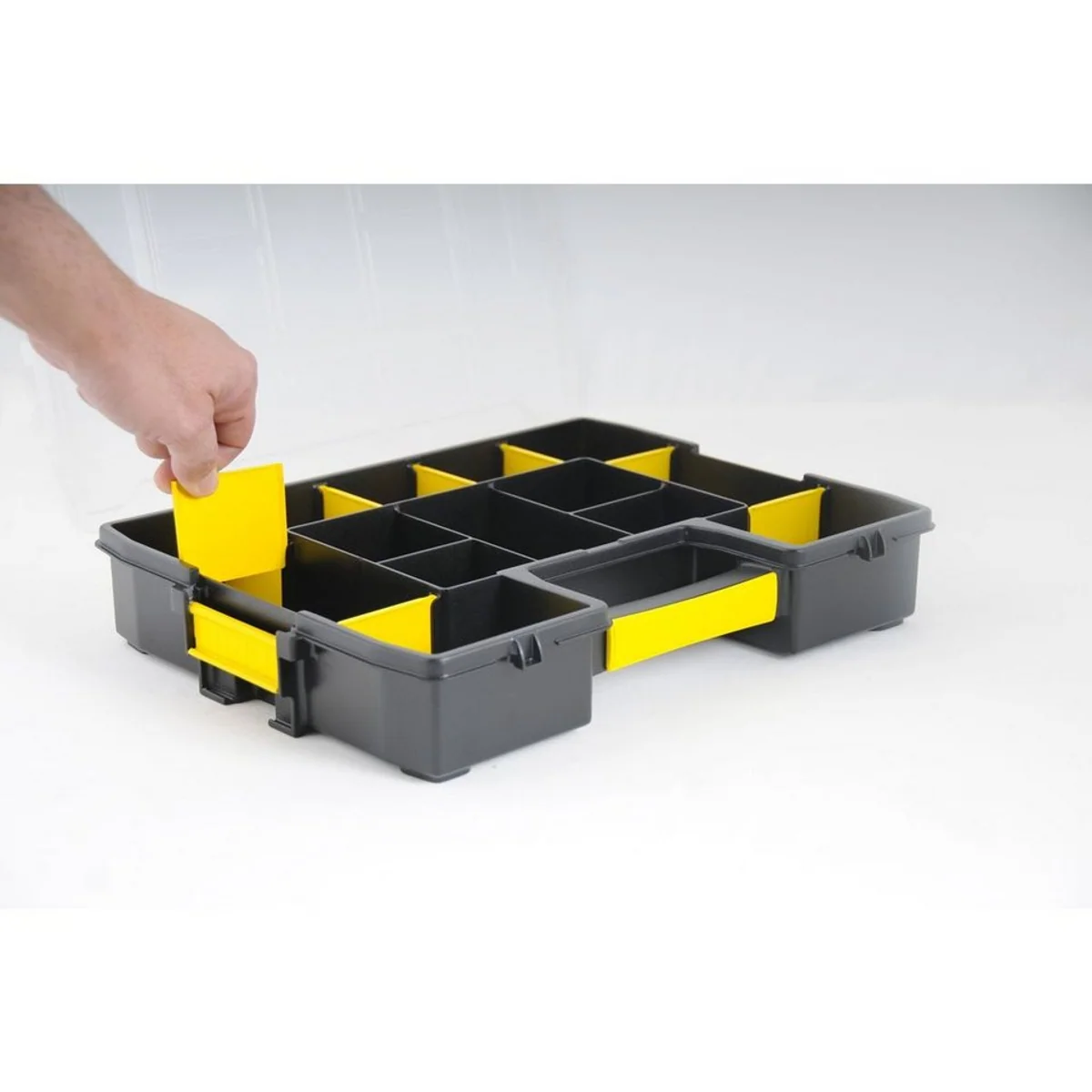 Stanley Werkzeugkoffer SortMaster Junior, vielseitig, stabil, platzsparend 4