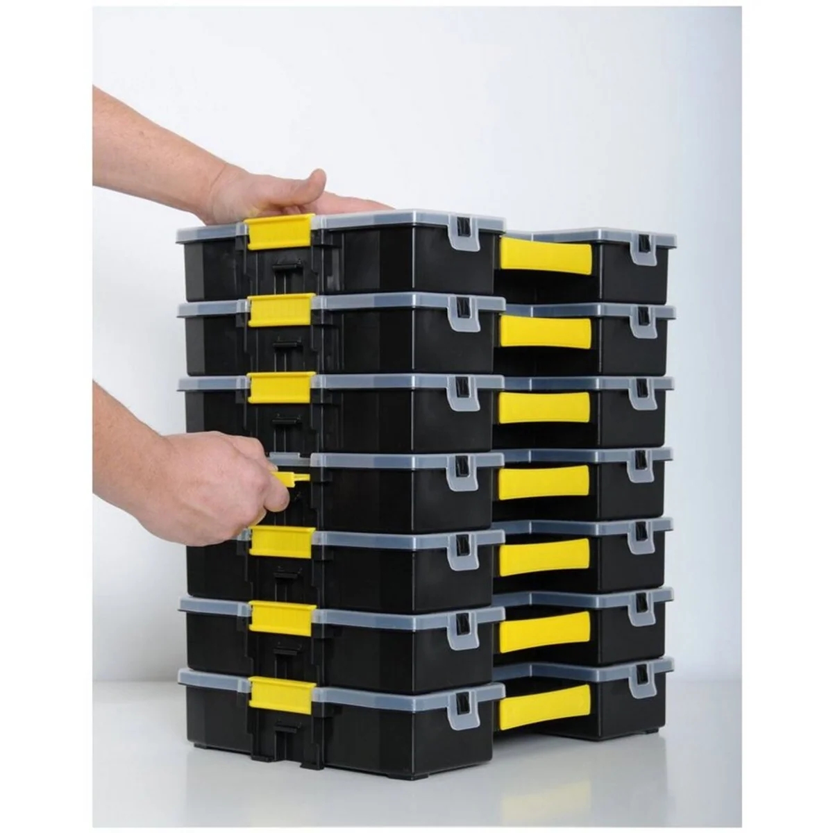 Stanley Werkzeugkoffer SortMaster Junior, vielseitig, stabil, platzsparend 5