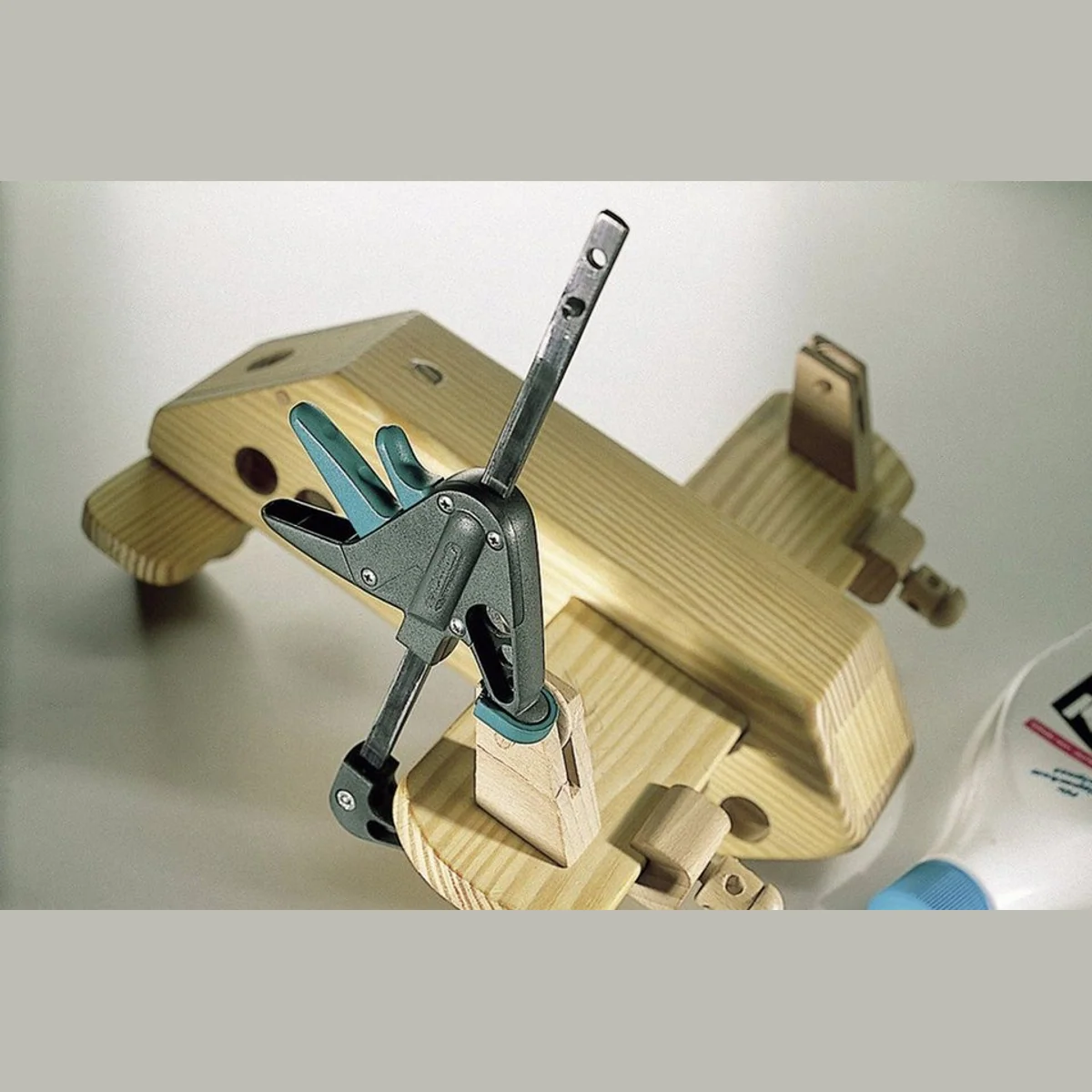 Wolfcraft Einhandzwinge EHZ 40-110, einfach zu bedienen, hohe Spannkraft, 2 Stück 2
