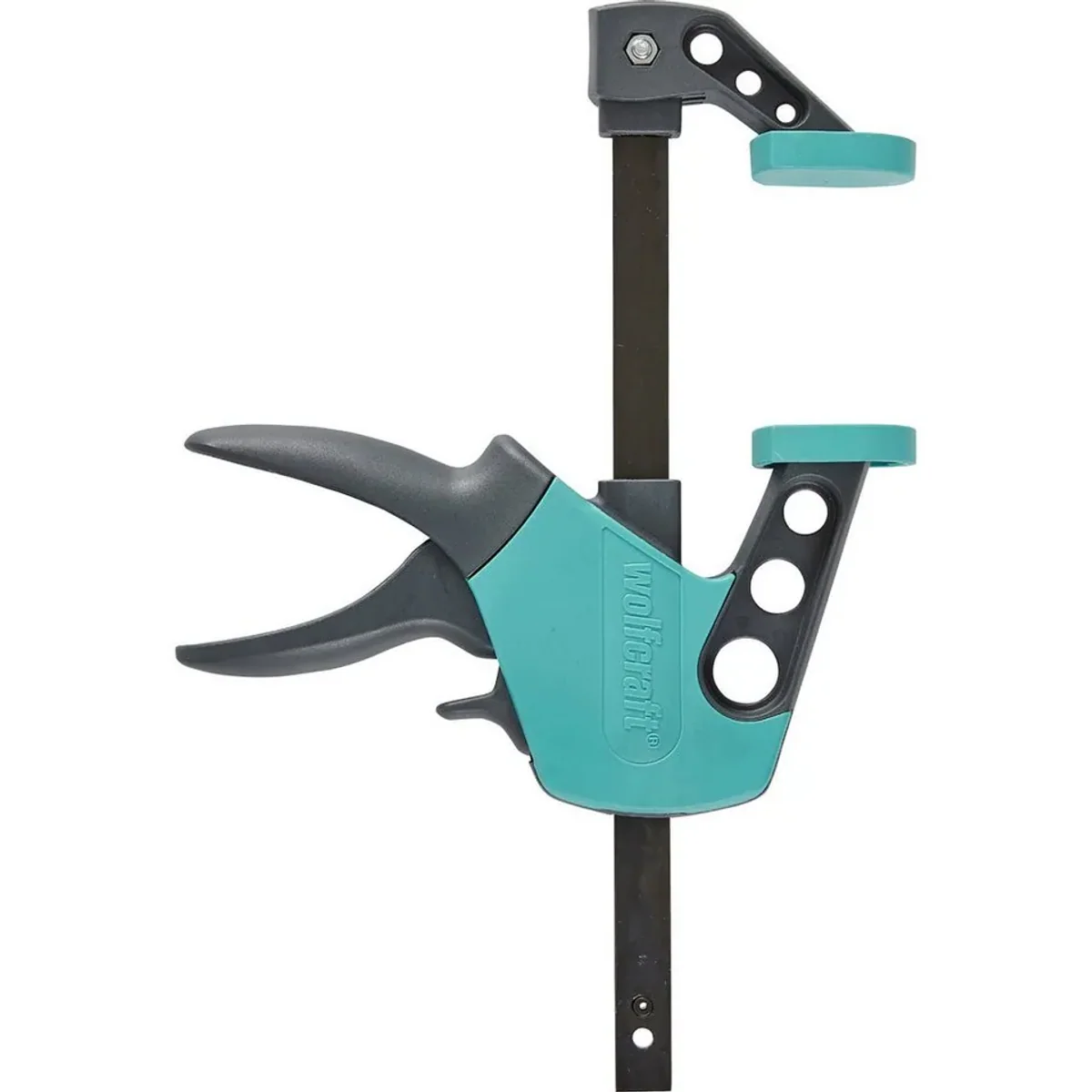 Wolfcraft Einhandzwinge EHZ Easy 75-150, einfache Handhabung, hohe Spannkraft, vielseitig einsetzbar