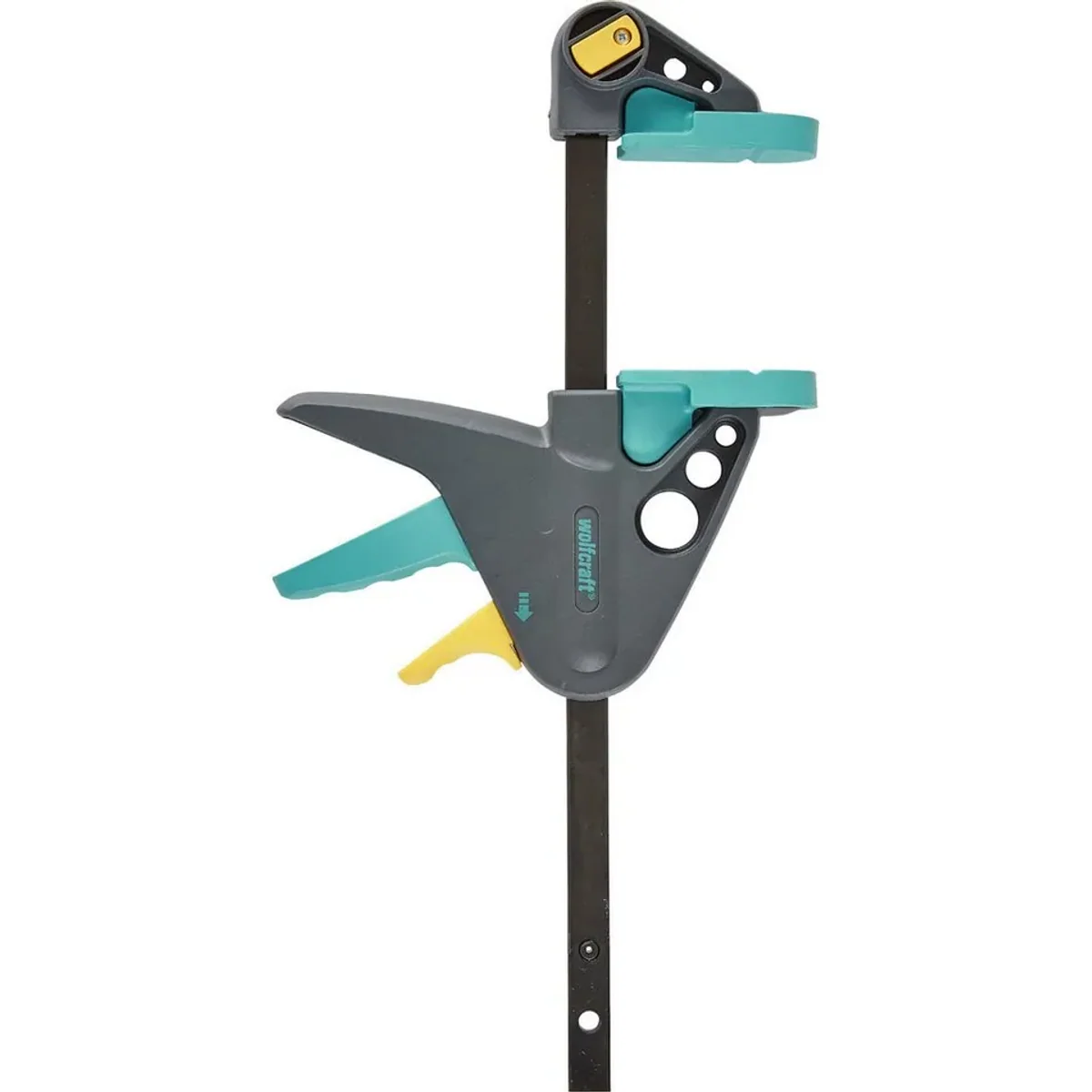 Wolfcraft Einhandzwinge EHZ 65-150, ergonomisch, einstellbar, robust — 150 x 65 mm