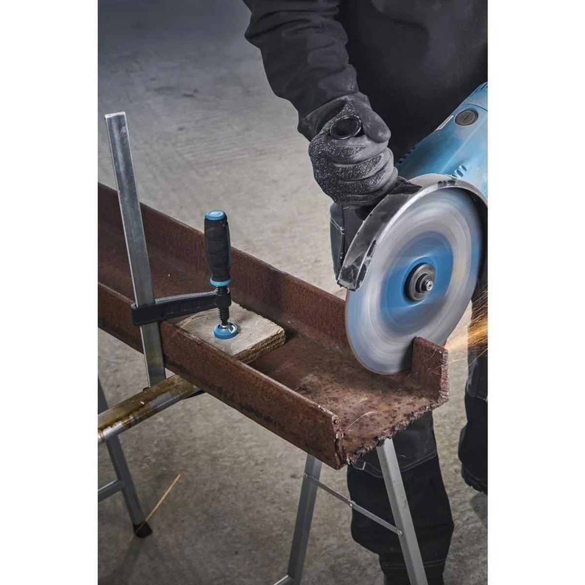 Wolfcraft Schraubzwinge SC 80-300, hohe Spannkraft, stabile Konstruktion, einfache Handhabung 5